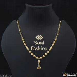 1 Gram Gold Plated Cool Design Stunning Design Necklace for Women - Style A437