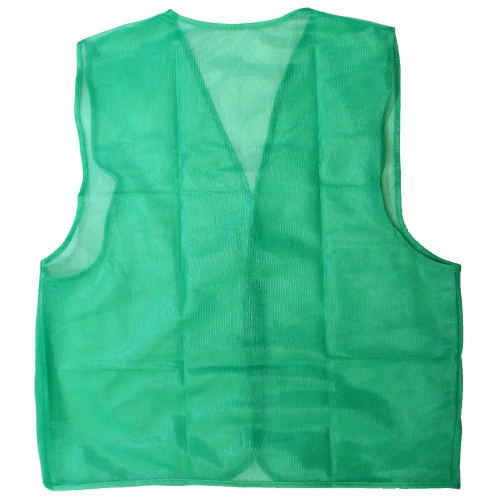 Adult Size Green Mesh Safety Vest  - SW-GRN-YW