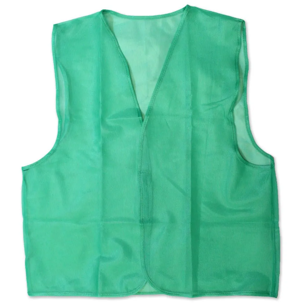 Adult Size Green Mesh Safety Vest  - SW-GRN-YW