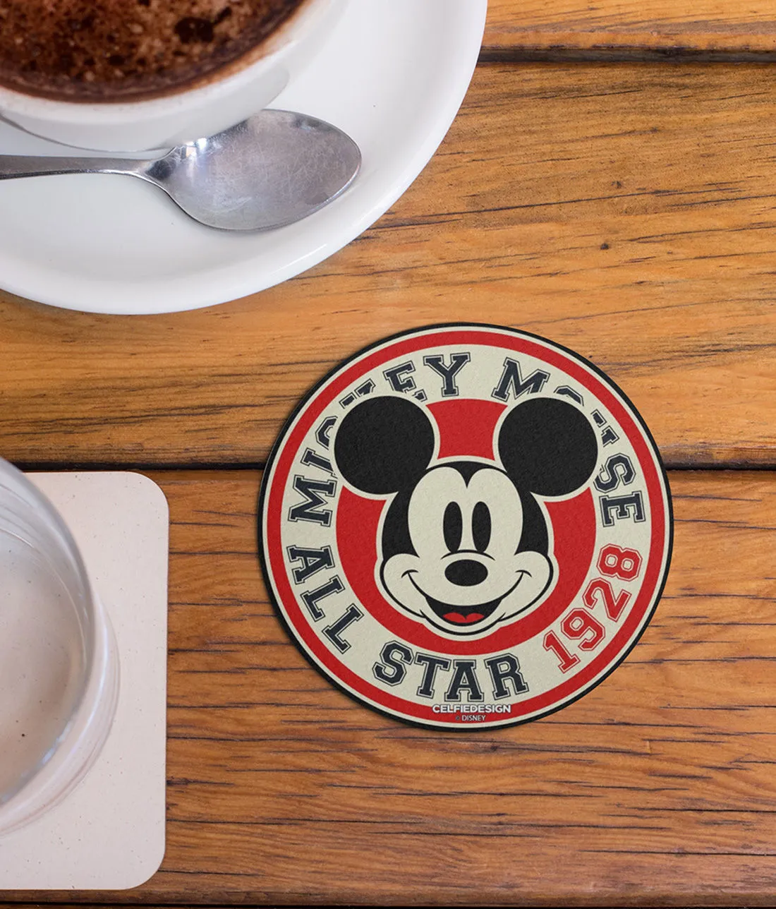 All Star Mickey - 10 X 10 (cm) Circular Coasters