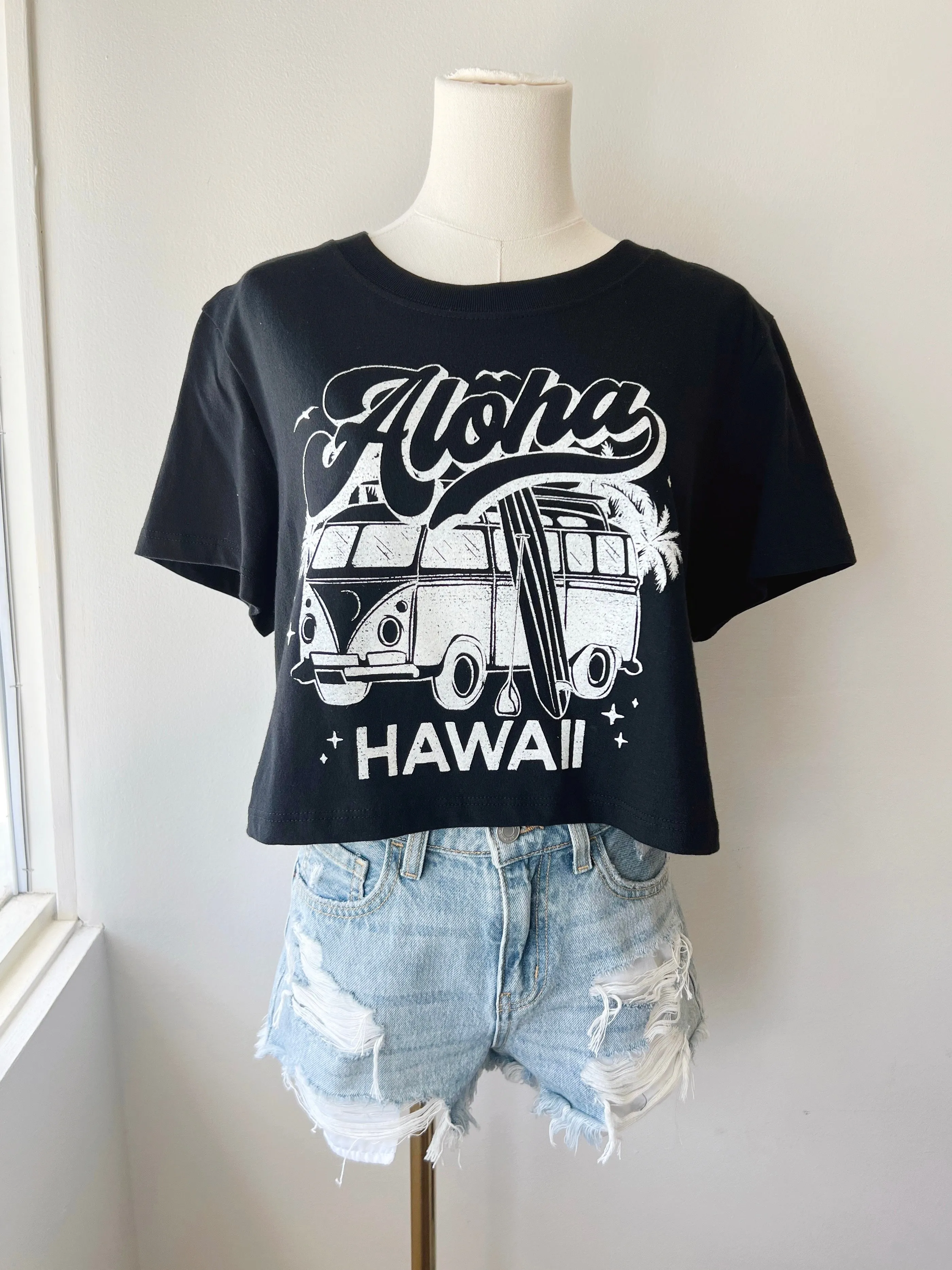 Aloha, Hawaii Crop Tee