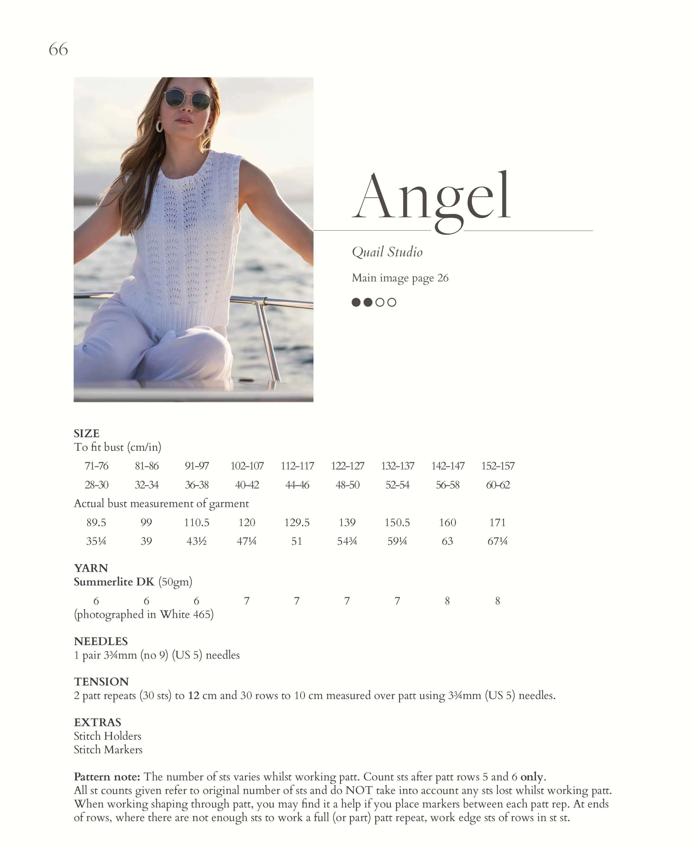 Angel Vest in Rowan Summerlite Dk - Digital Version RM008-00001