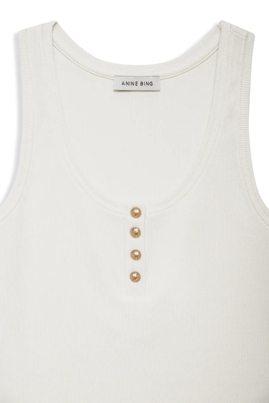 Anine Bing - Alessia Tank in Ivory