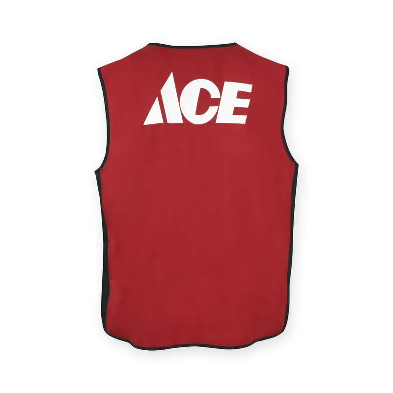 Artcraft No Snag XL Sizes Men's Sleeveless V-Neck Red Vest