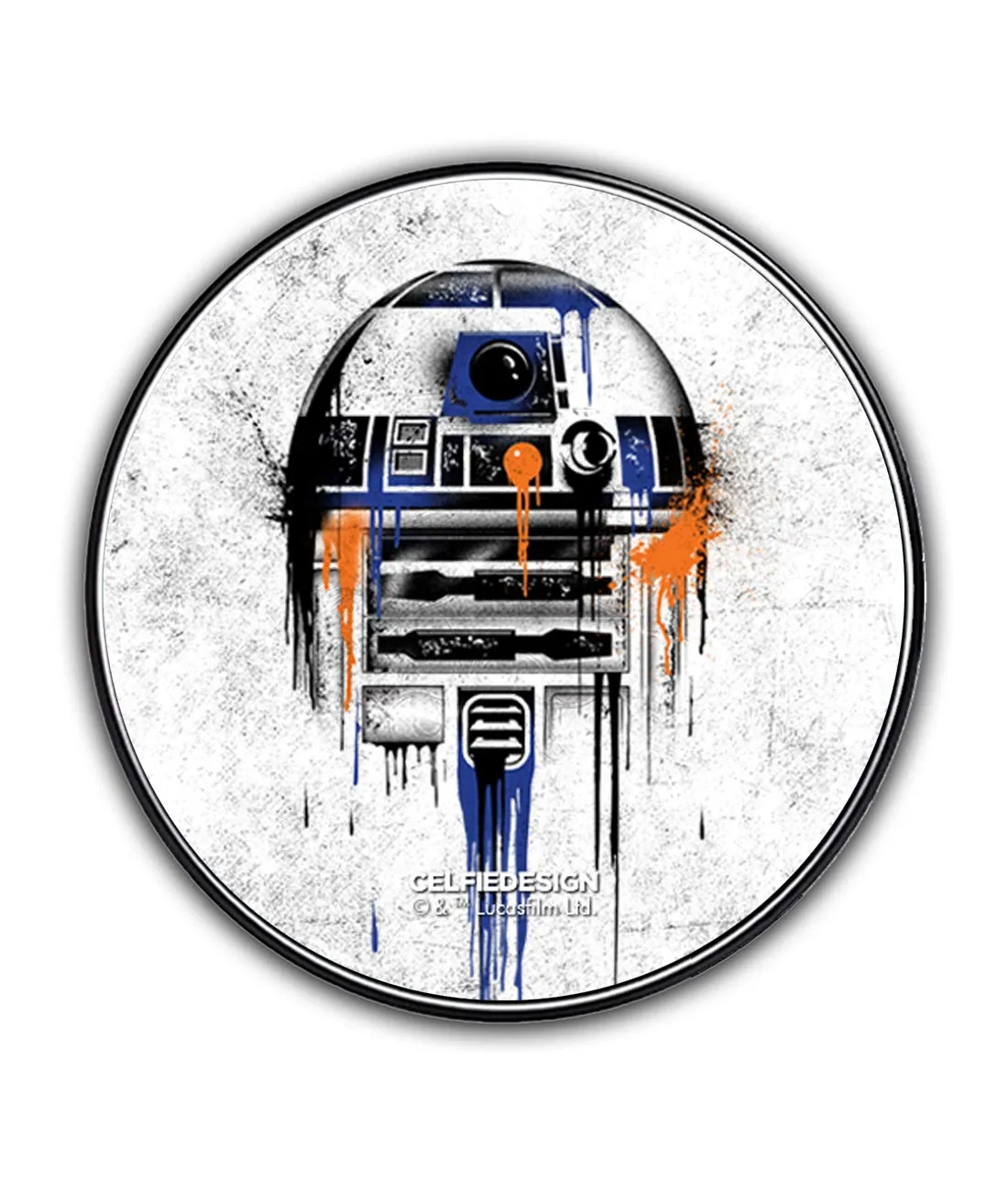 Astro Droid - 10 X 10 (cm) Circular Coasters