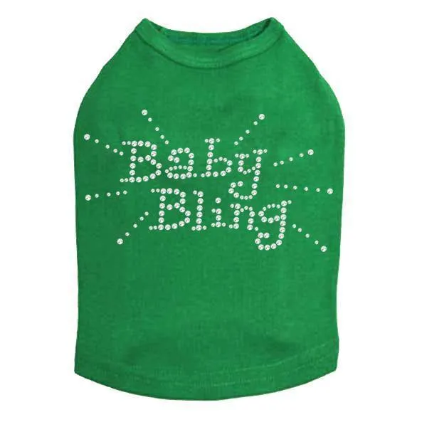 Baby Bling Rhinestone Dog Tank