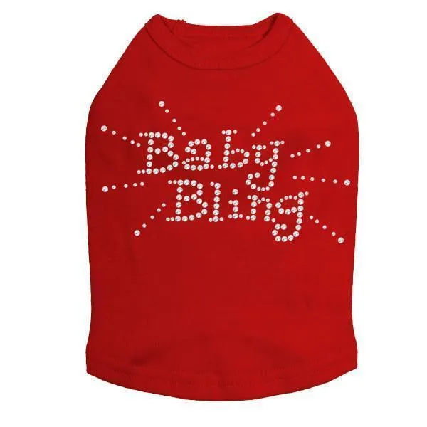 Baby Bling Rhinestone Dog Tank