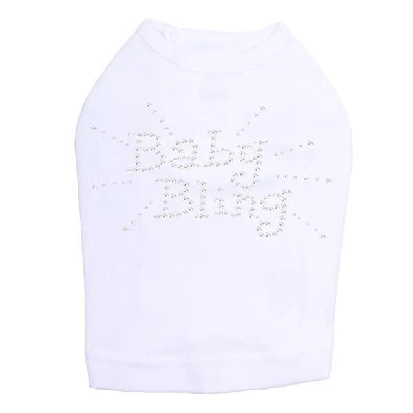 Baby Bling Rhinestone Dog Tank