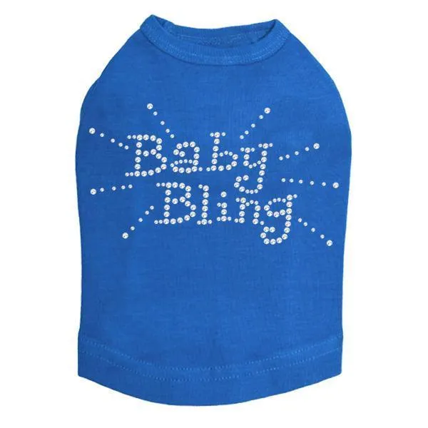 Baby Bling Rhinestone Dog Tank