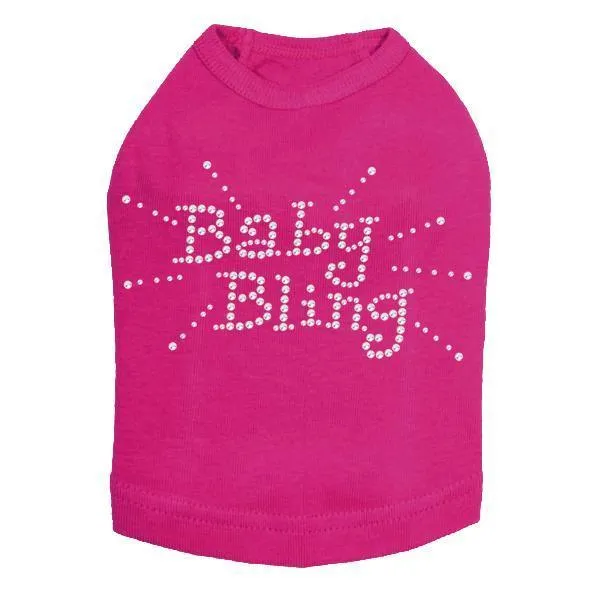 Baby Bling Rhinestone Dog Tank