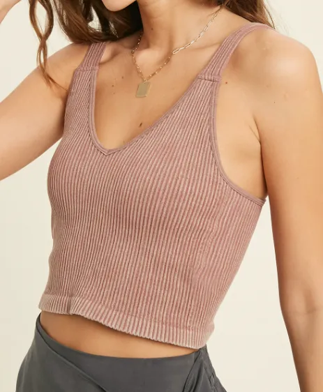 Basic Ribbed Tank Top