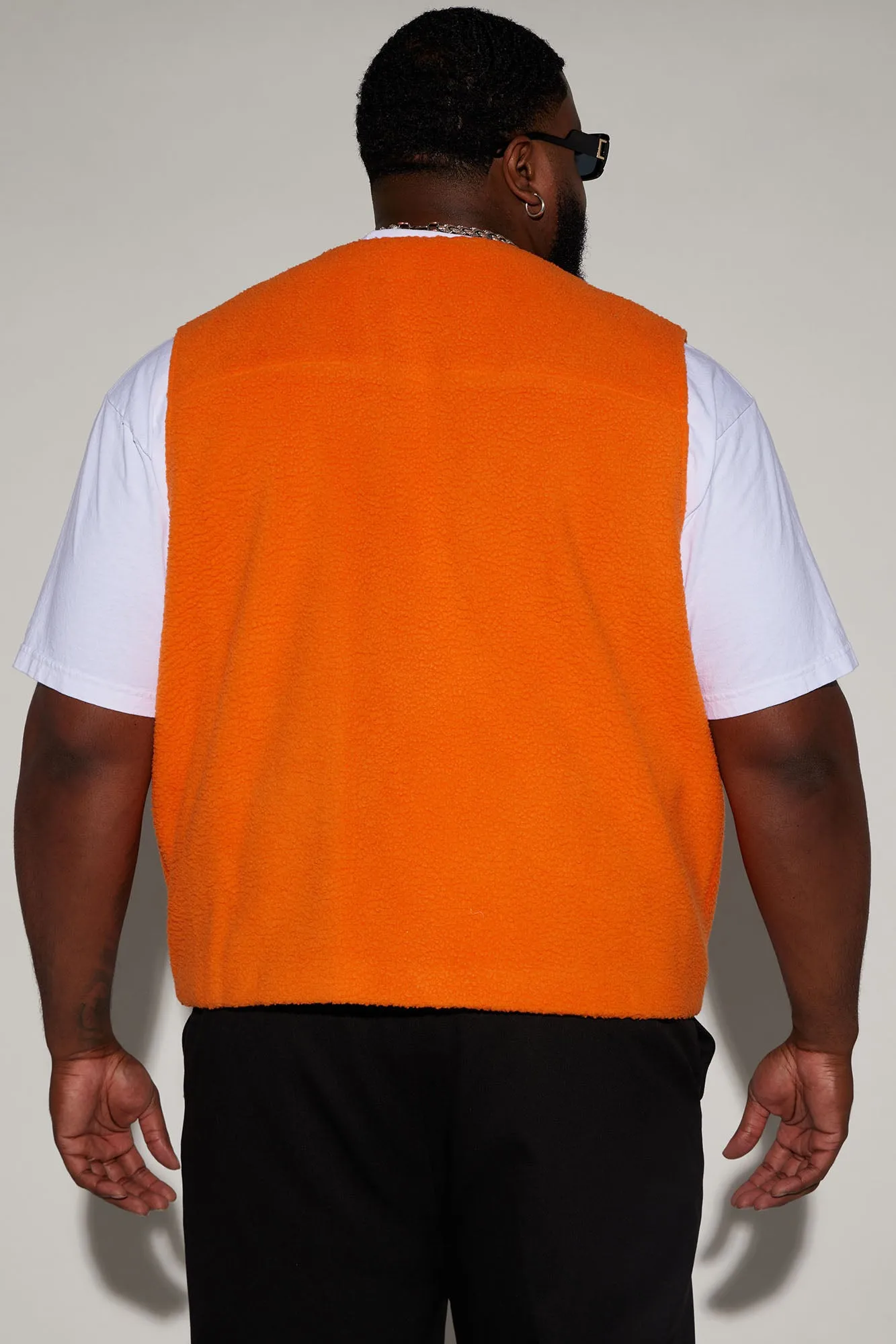 Bhutan Sherpa Vest - Orange