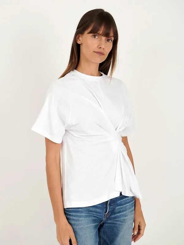 Body Twist Tee in White