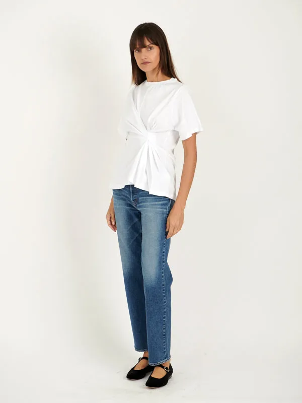 Body Twist Tee in White