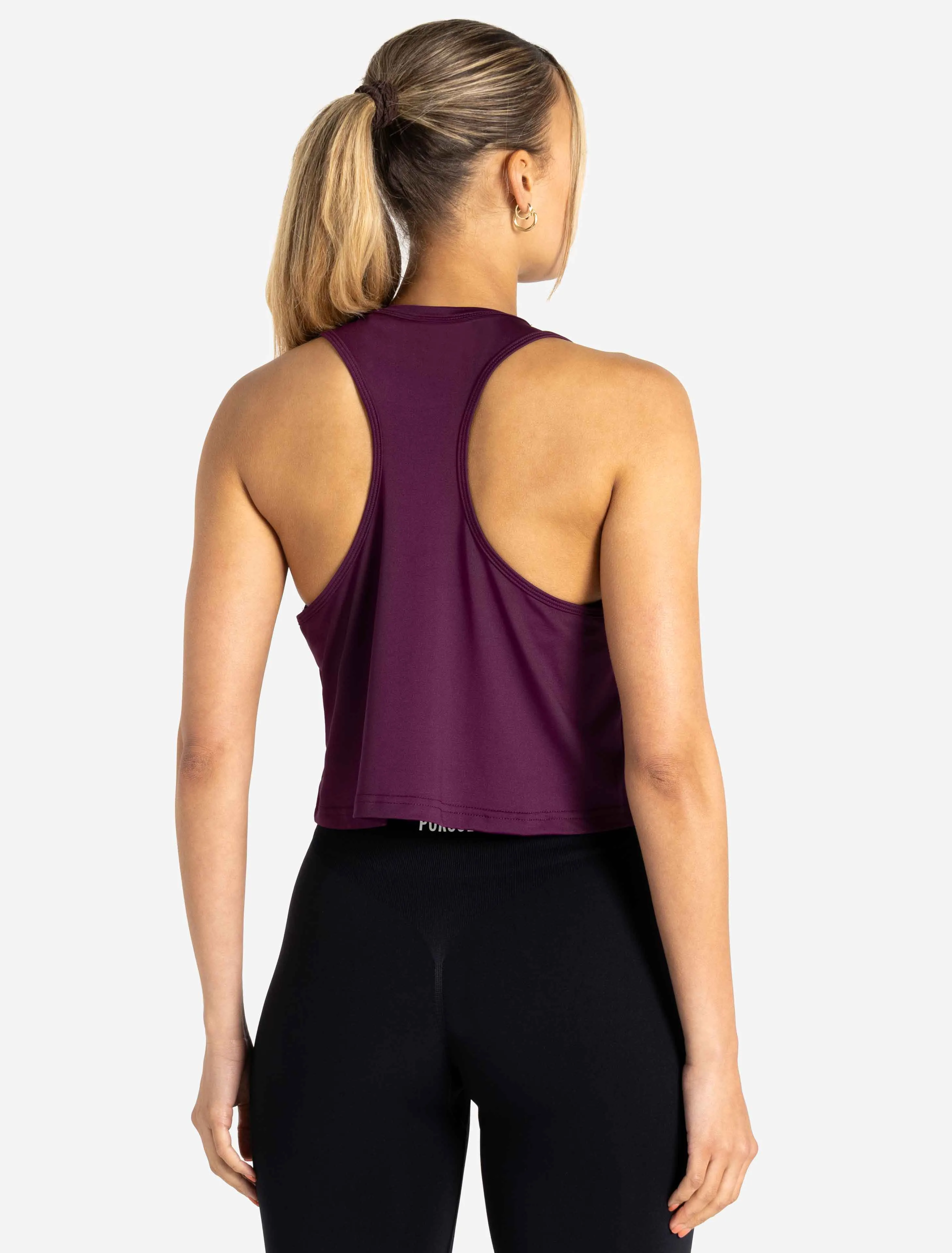 BreathEasy Crop Vest - Purple