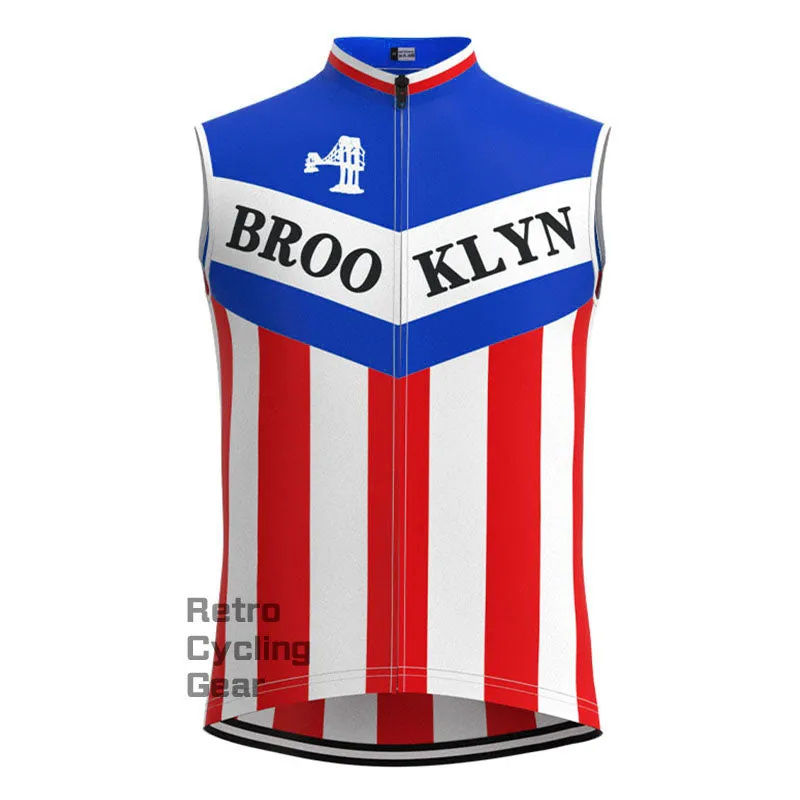 Brooklyn Blue Retro Cycling Vest