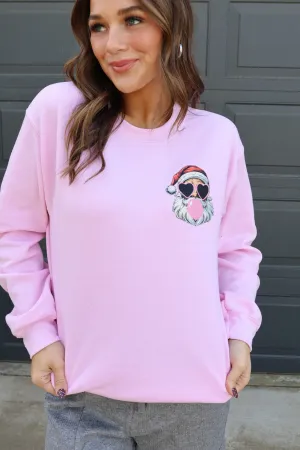 Bubblegum Santa Sweatshirt