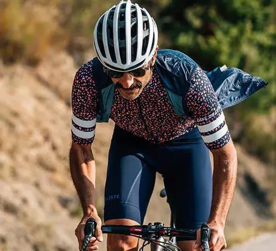 CAFE DU CYCLISTE Petra Gilet - Peacock Blue