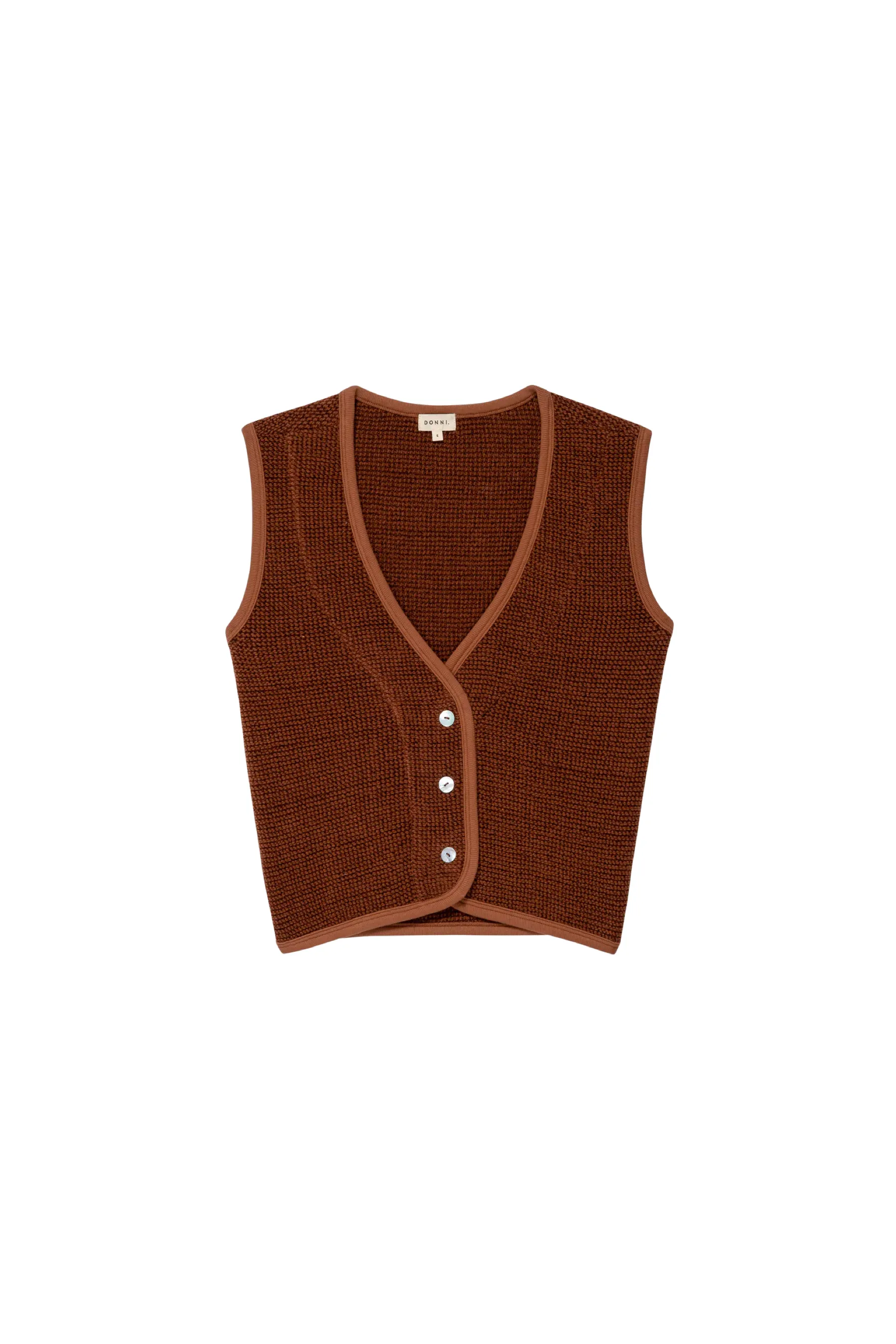 Cocoa Chenille Vest