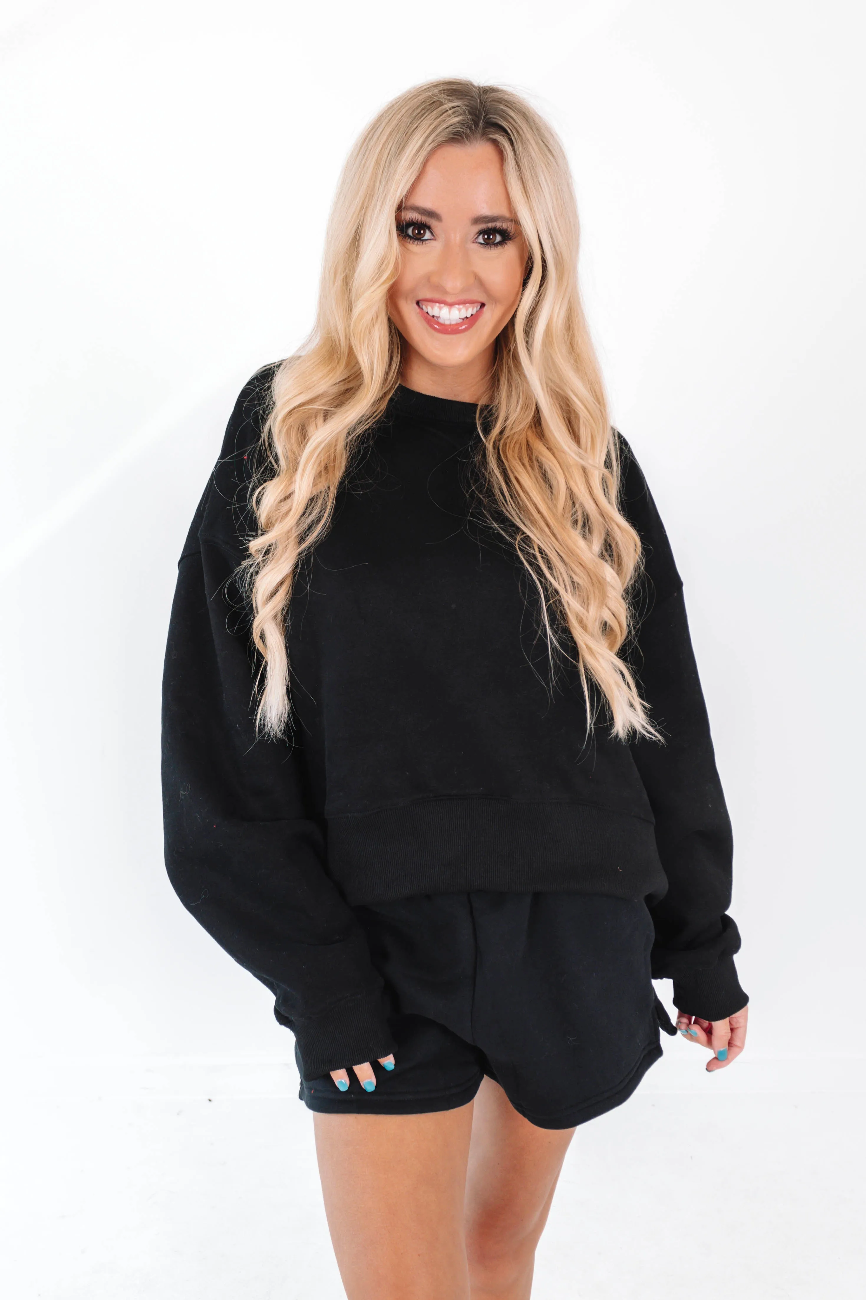 Cool And Casual Sweatshirt - Black