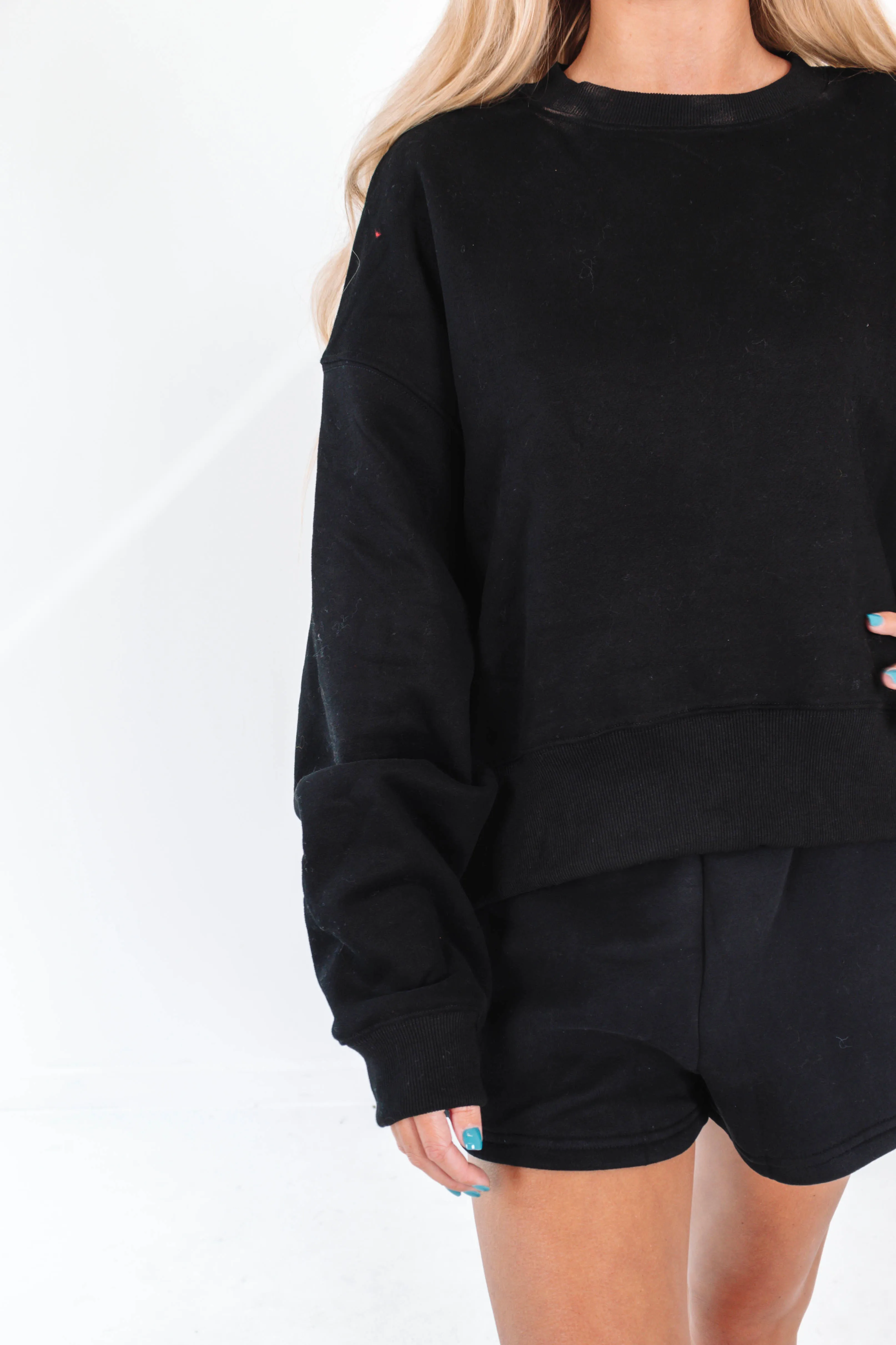 Cool And Casual Sweatshirt - Black