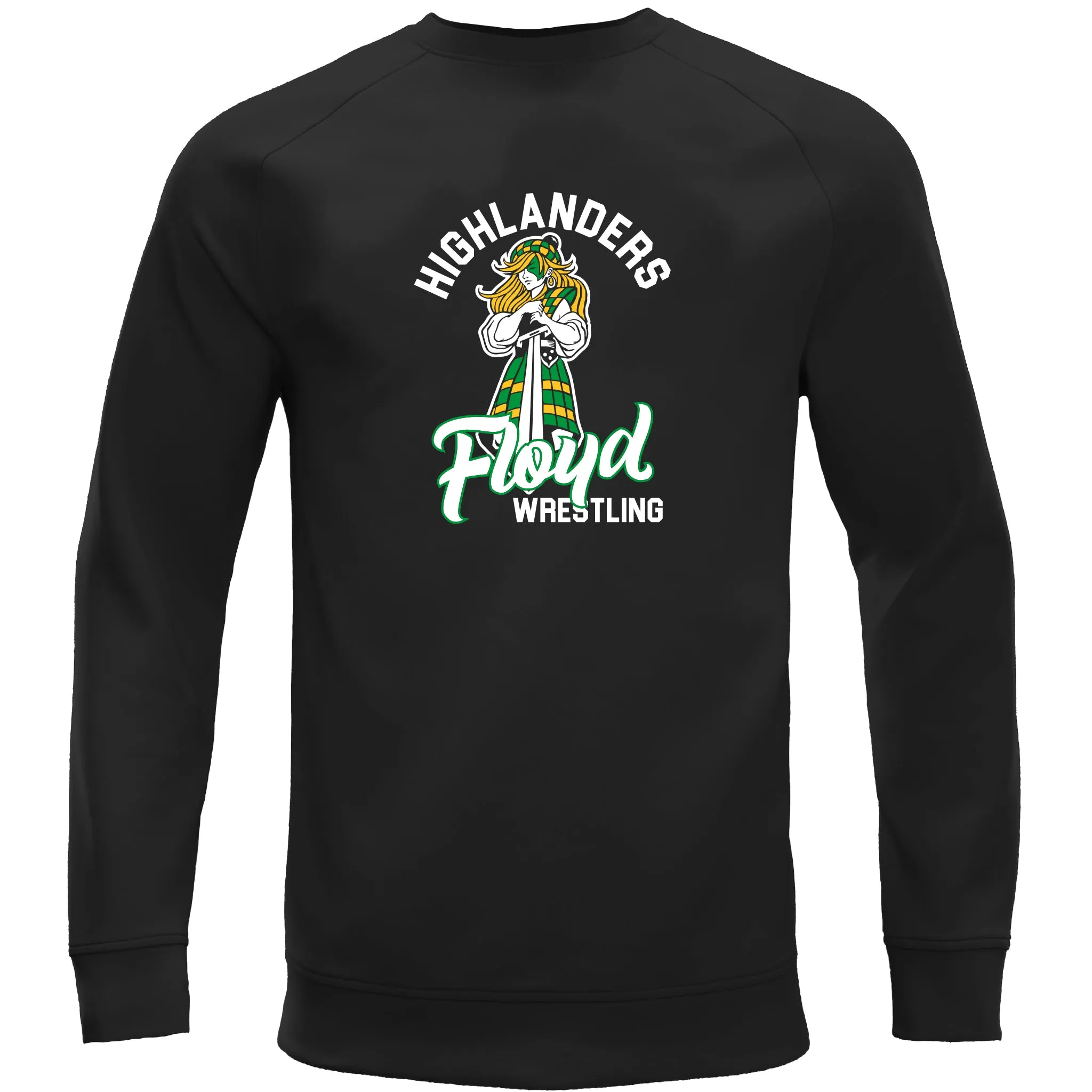 Cool-Touch Crewneck-Unisex--Floyd Wrestling Club Team Store Design 2