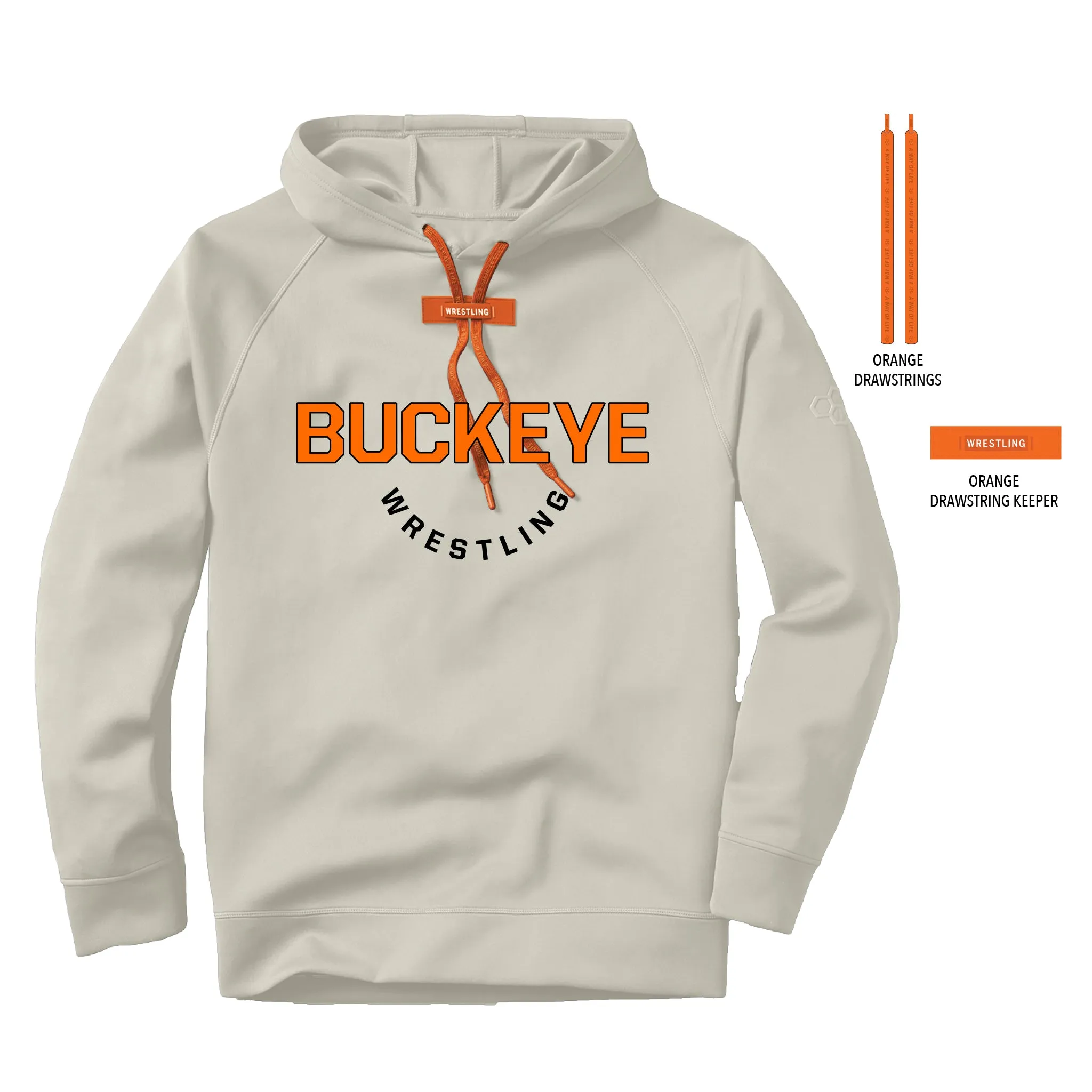 Cool-Touch Hoodie-Unisex--Buckeye Wrestling Team Store Design 1