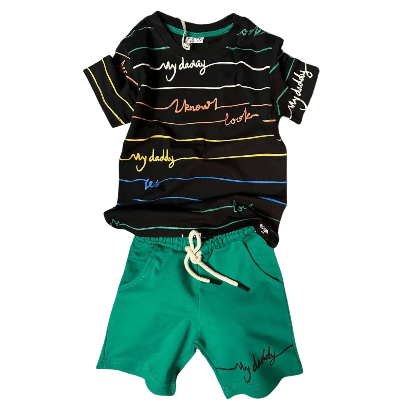 Daddy's Boy Shorts Set