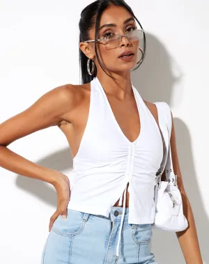 Dapa Crop Top in White