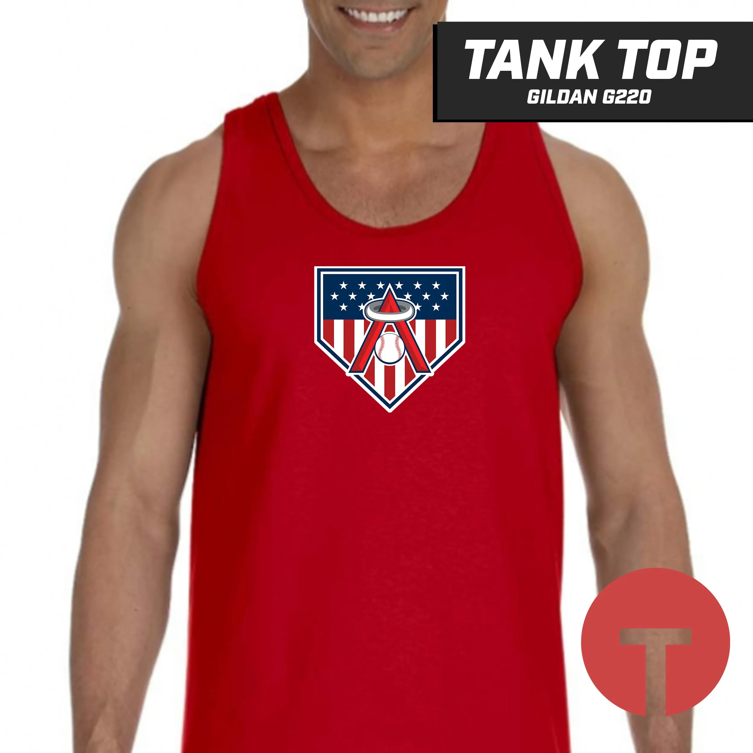 East Cobb Angels - LOGO 2 - Tank Top Gildan G220