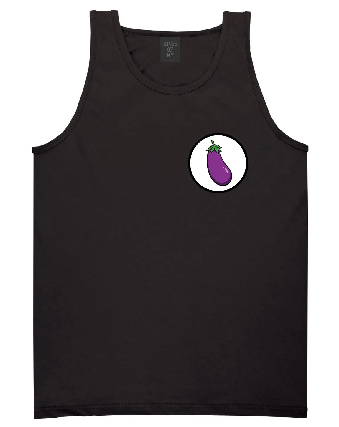 Eggplant Chest Mens Tank Top Shirt