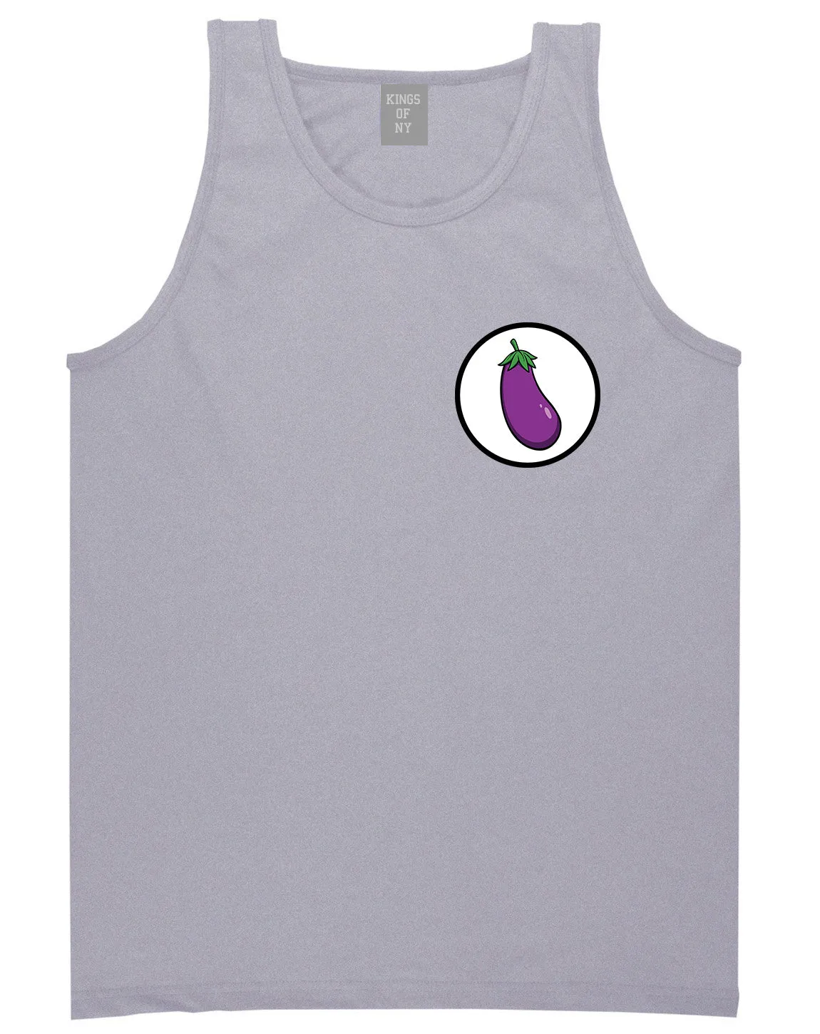 Eggplant Chest Mens Tank Top Shirt