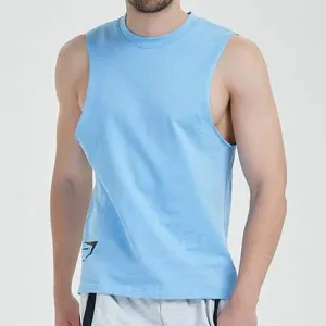 Fitness Sleeveless Cotton Breathable Sport T Shirts