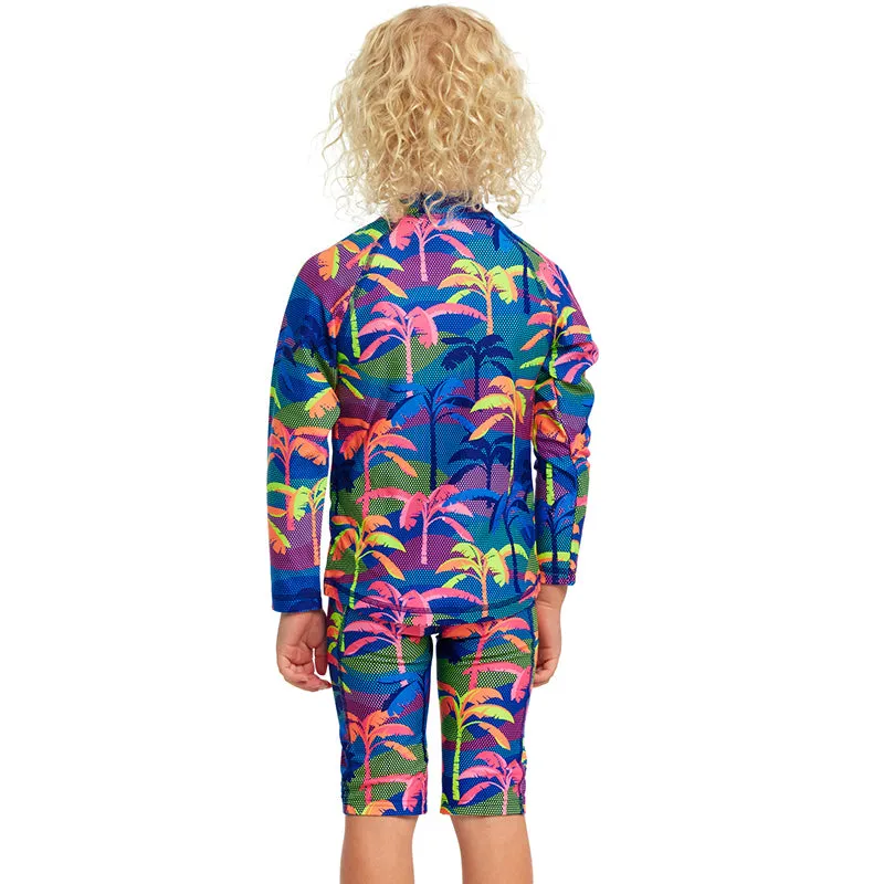 Funky Trunks - Palm A Lot - Toddler Boys Zippy Rash Vest