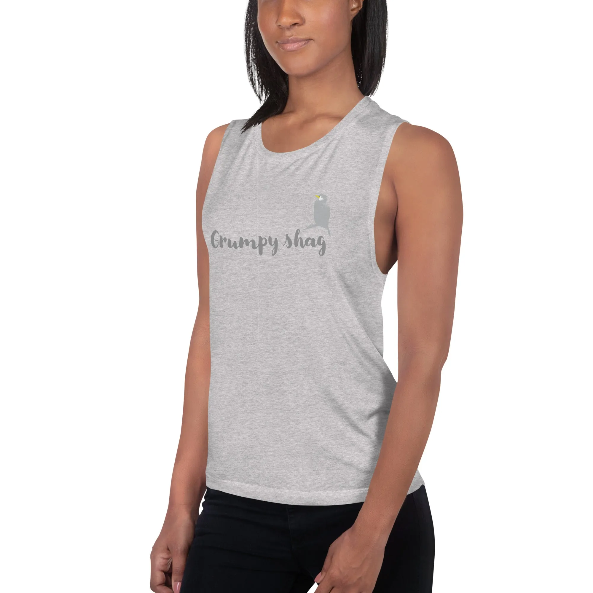 Grumpy shag Women's Muscle Tank