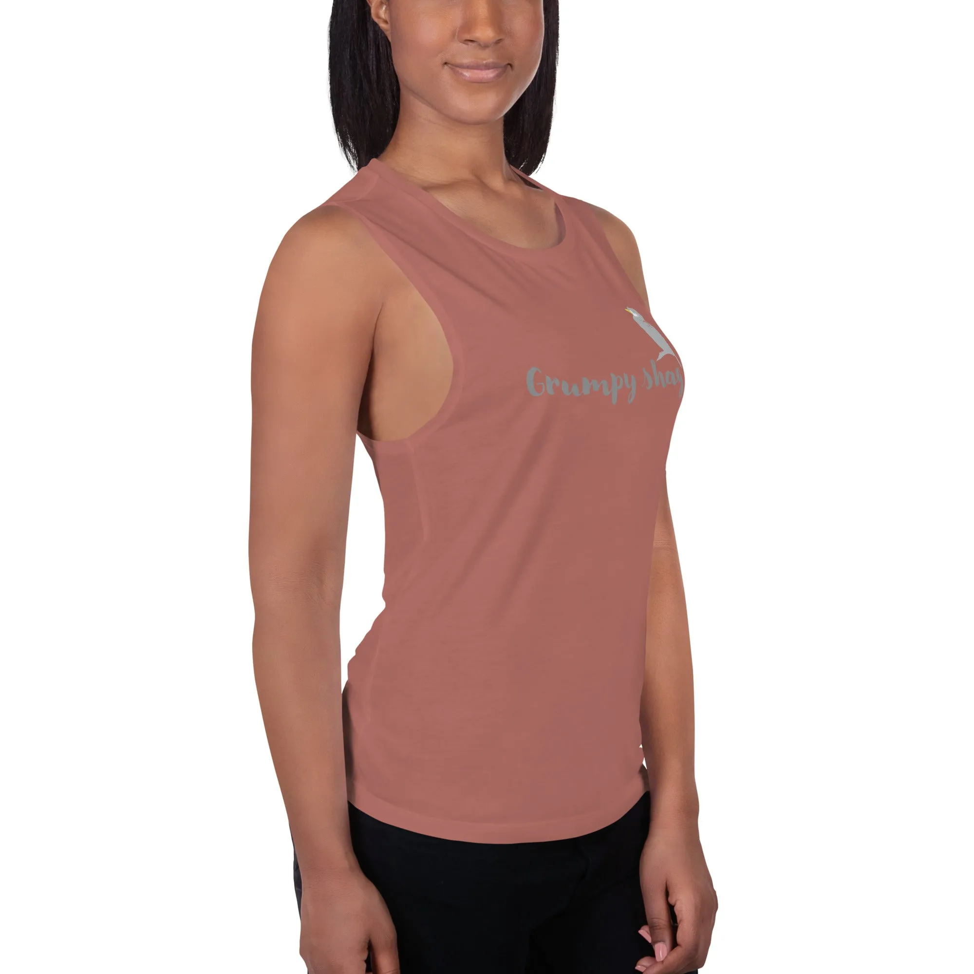 Grumpy shag Women's Muscle Tank