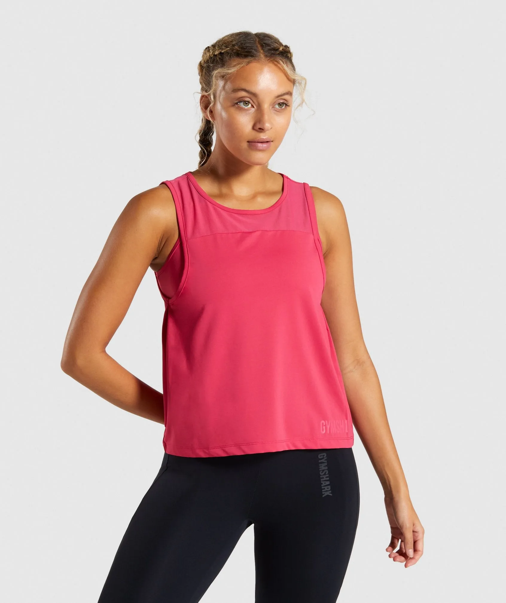 Gymshark Captivate Two in One Tank - Fuchsia