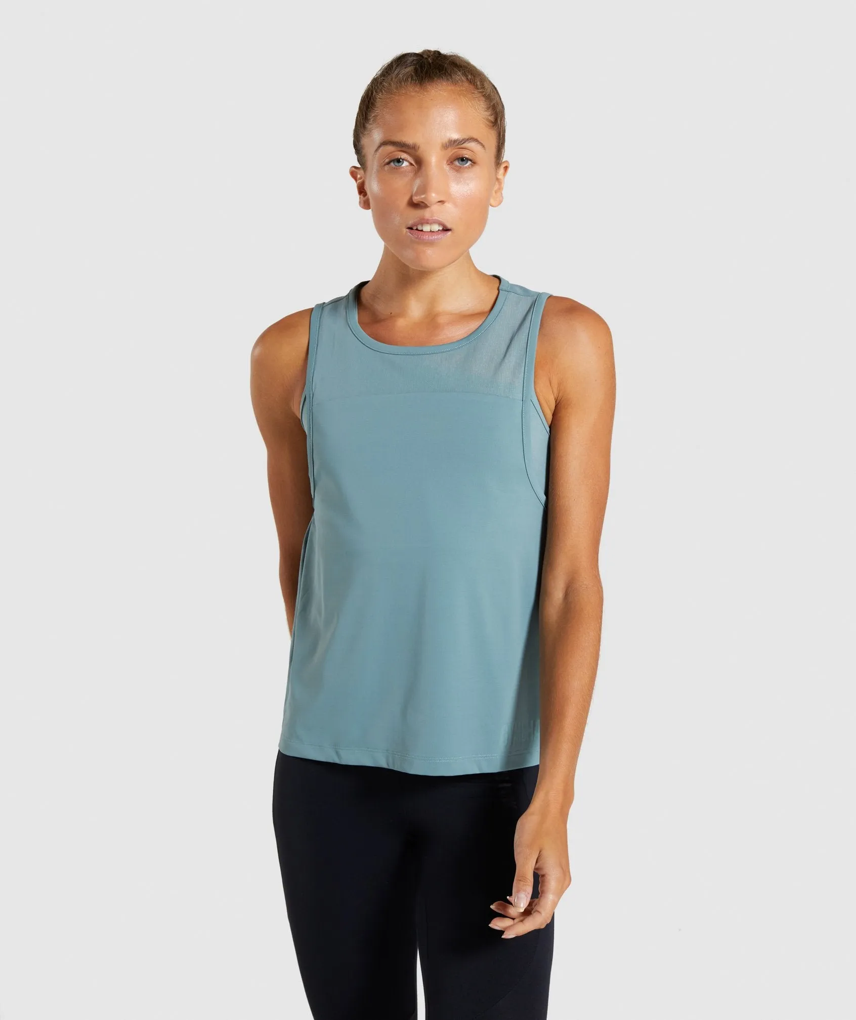 Gymshark Captivate Two in One Tank - Turquoise