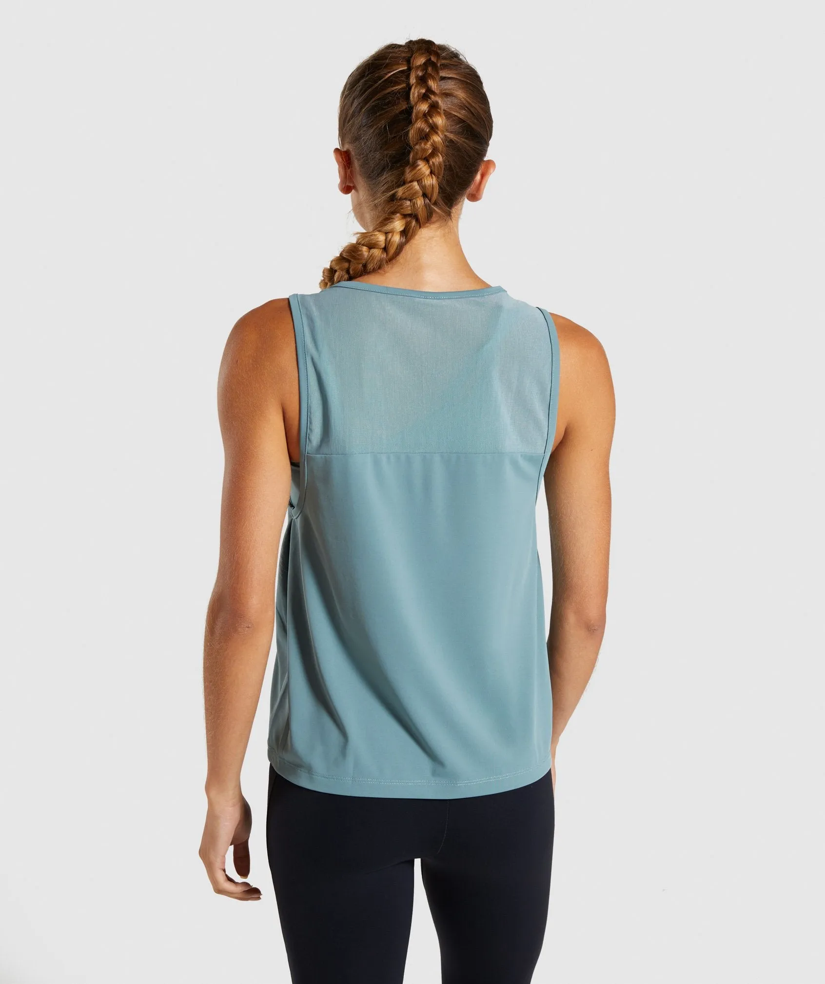 Gymshark Captivate Two in One Tank - Turquoise