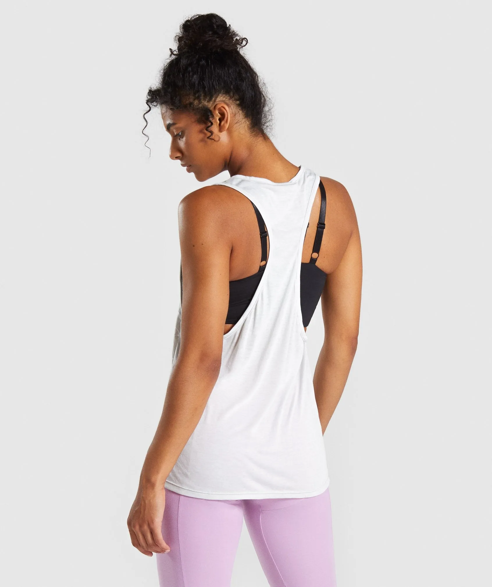 Gymshark Legacy Fitness Drop Arm Vest - Light Grey