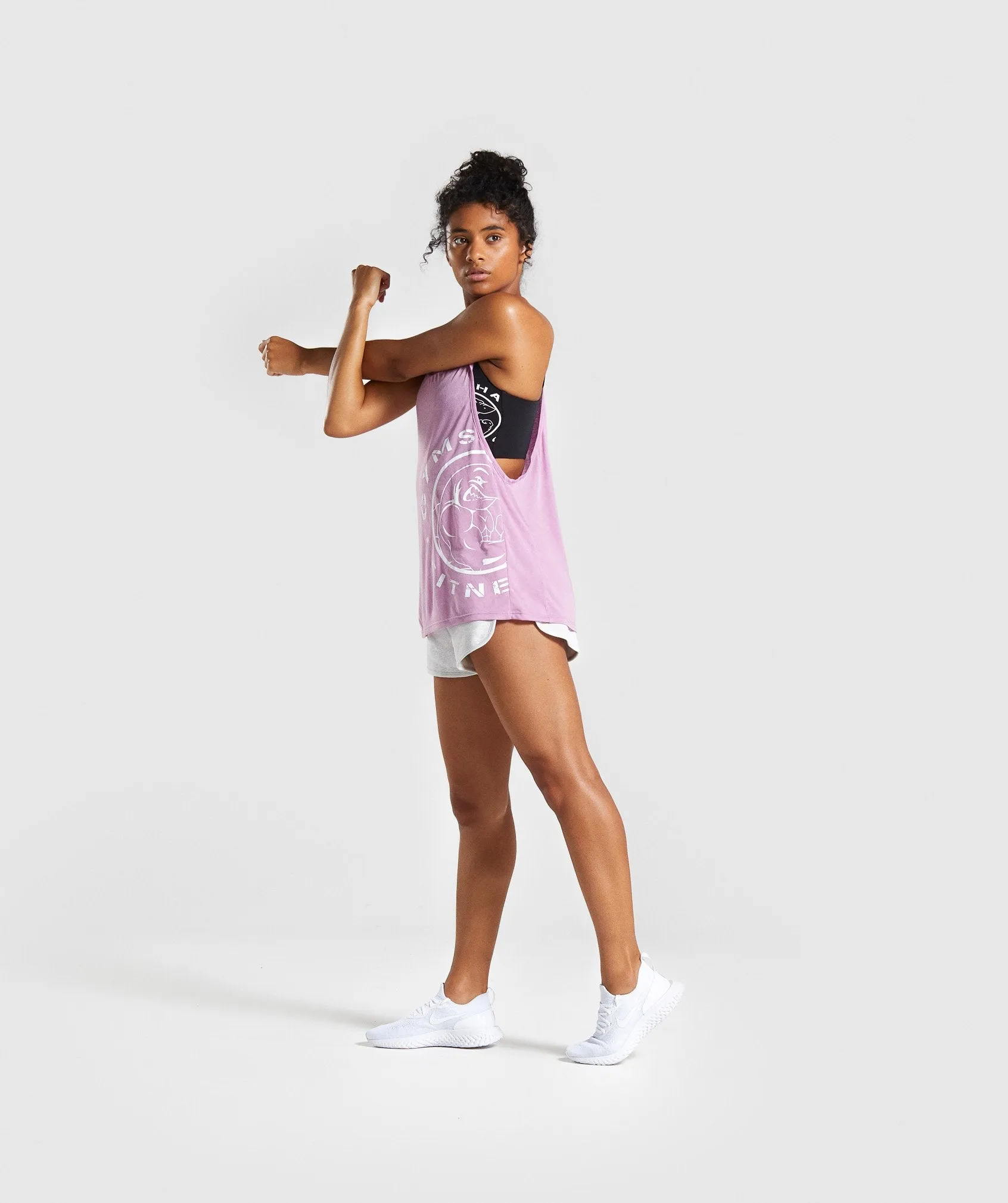 Gymshark Legacy Fitness Drop Arm Vest - Pink