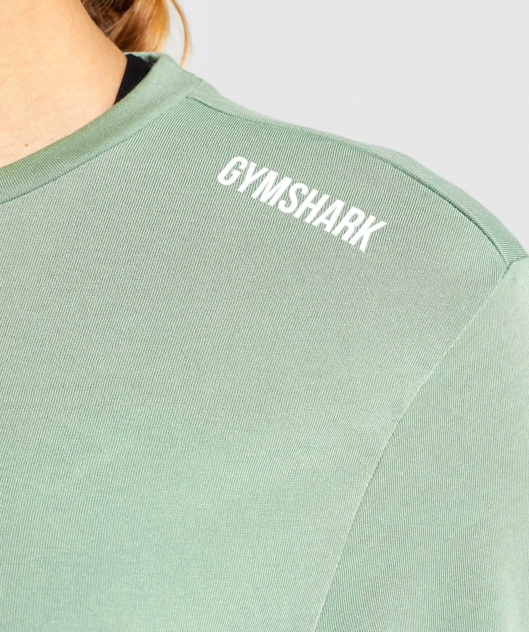 Gymshark Training Oversized Long Sleeve Tee - Green