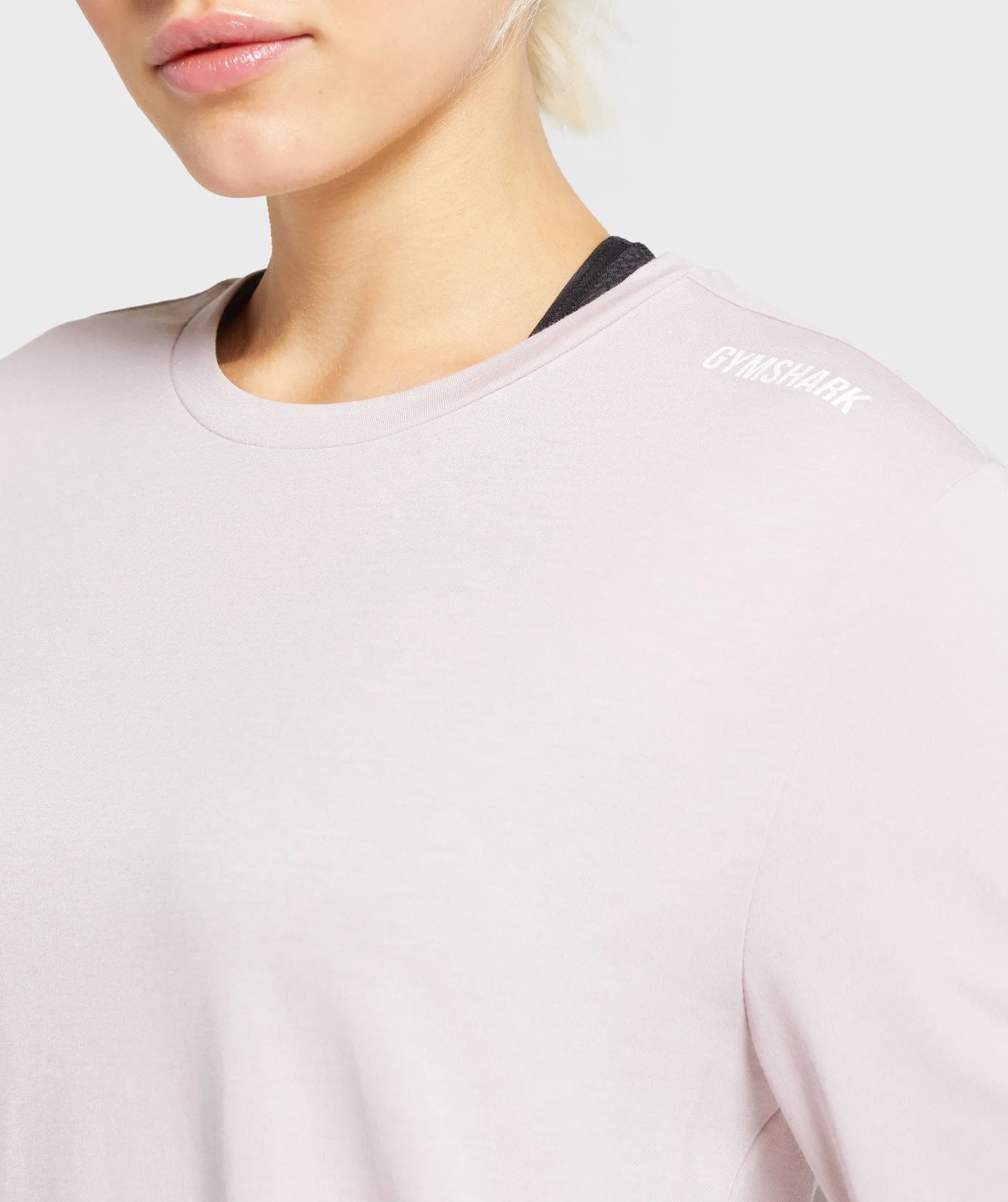 Gymshark Training Oversized Long Sleeve Tee - Pink