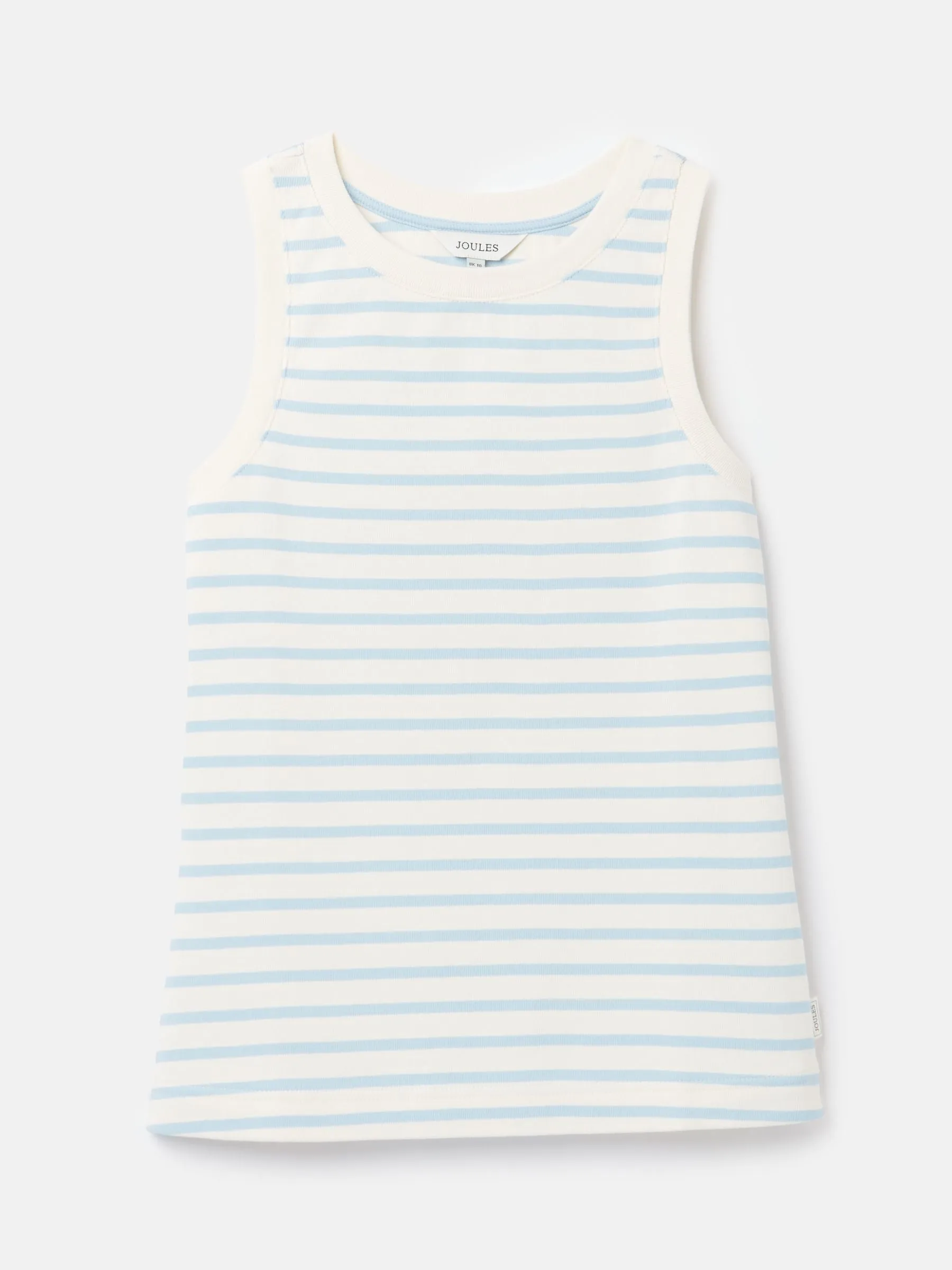 Harbour Cream & Blue Striped Jersey Vest