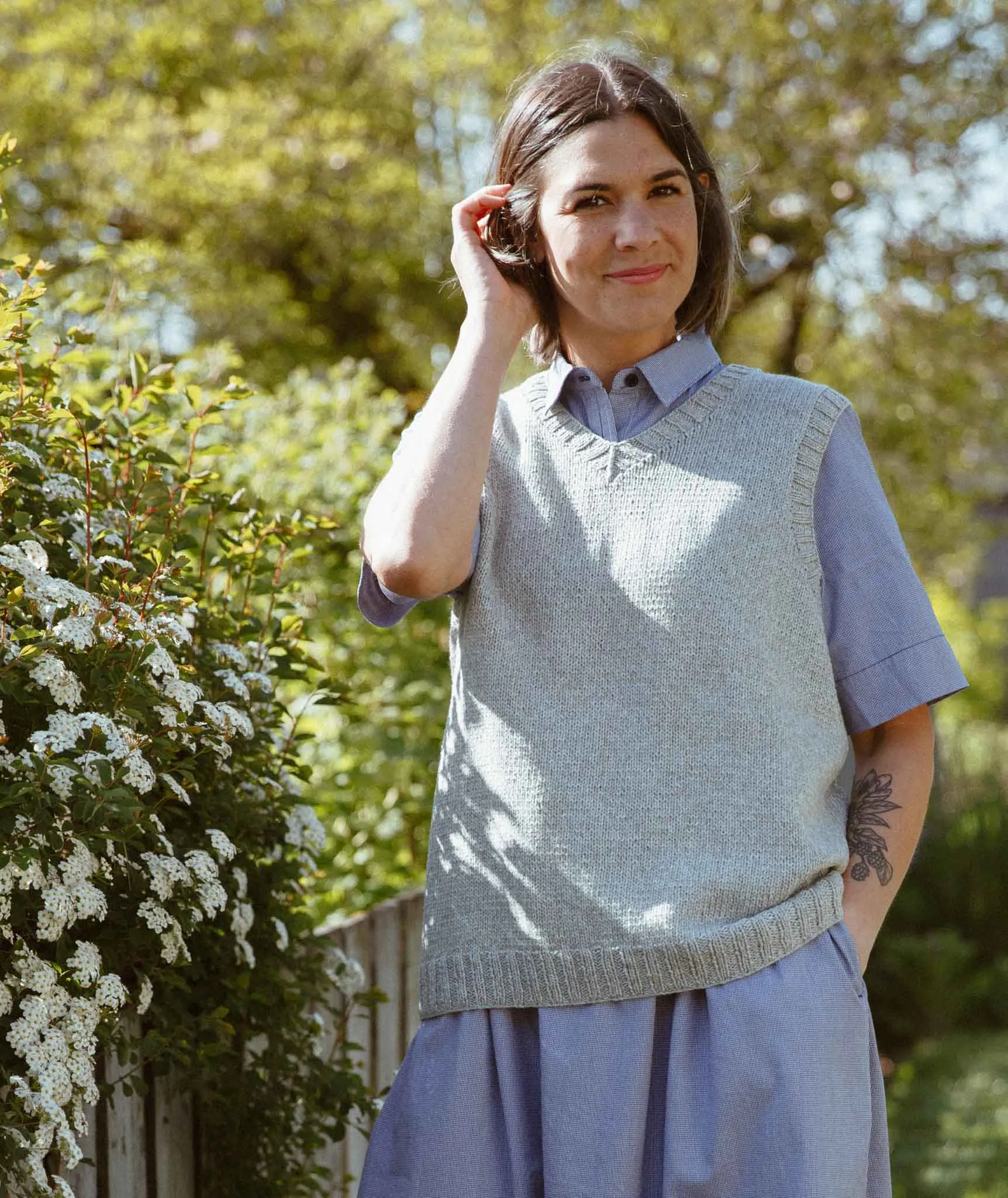 His Vest Using Rowan Softyak DK