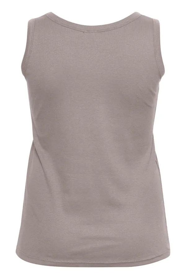 Kaffe Curve Carina Vest Top in Grey