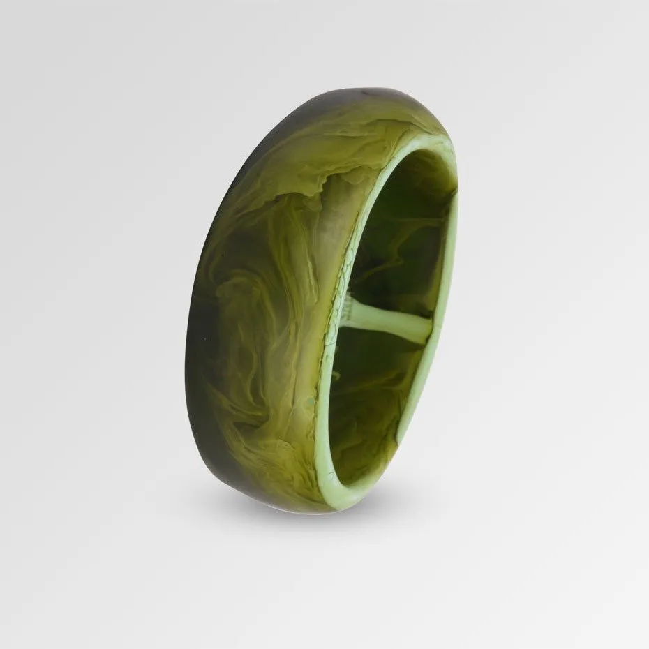 Large Organic Bangle - Cool Tones