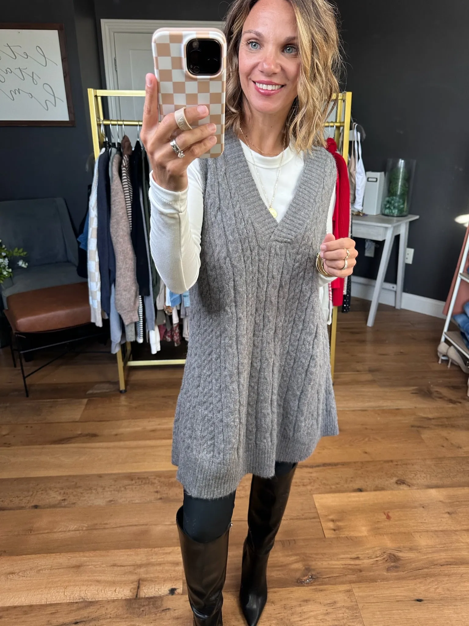 Make My Way Cable-Knit Tunic Sweater - Multiple Options