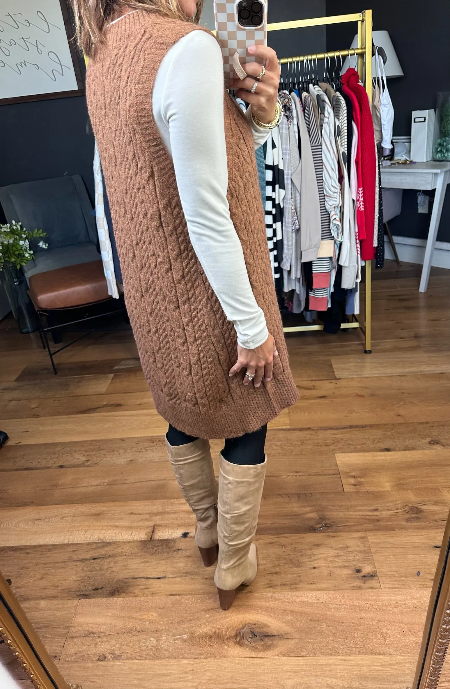 Make My Way Cable-Knit Tunic Sweater - Multiple Options