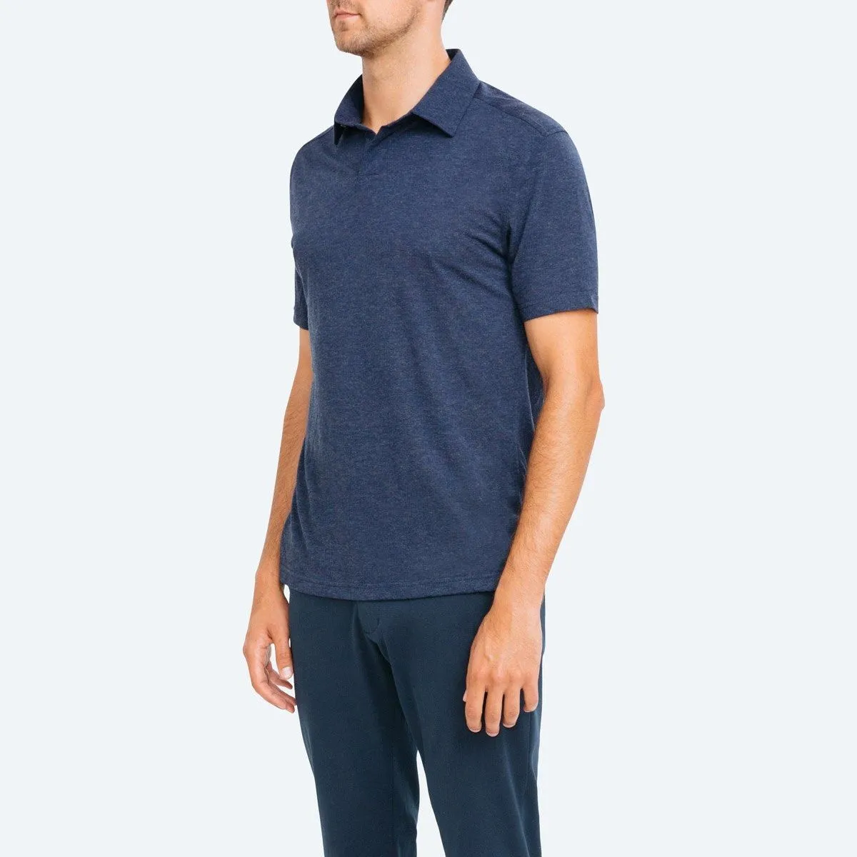 Men's Composite Slim Fit Polo - Navy